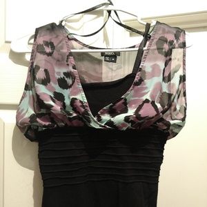 XOXO Black/Purple/Blue Blouse